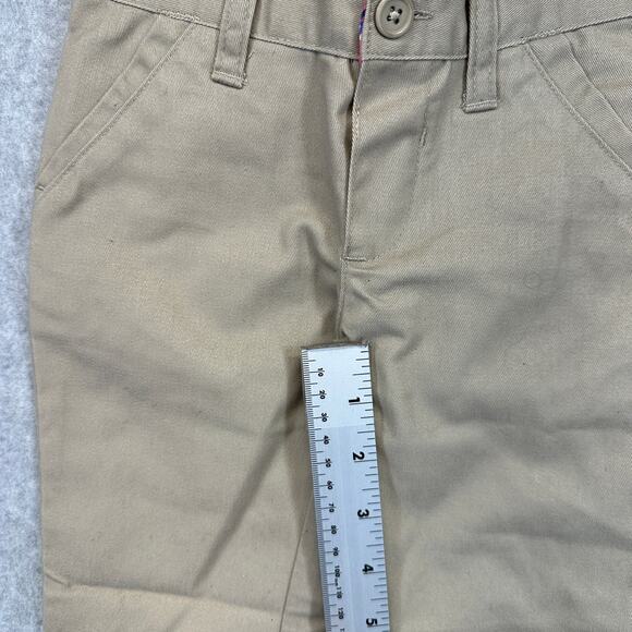 U.S. Polo Assn Pants Kids Girls Size 2T Khaki Beige Cotton Blend Skinny Uniform - Picture 14 of 15